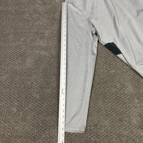 Lululemon Fast Free Shirt Men's XL Gray Black Reflective Long Sleeve Running Gym - Picture 13 of 14
